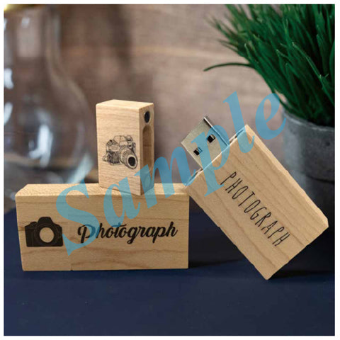 デジタルフォトアルバム（木製USB）